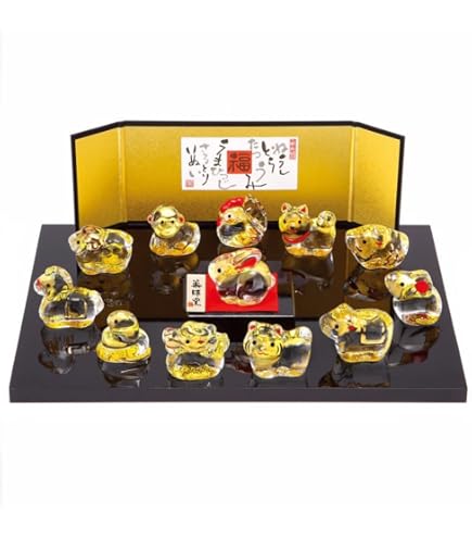 Amazon.co.jp: 薬師窯(yakushigama) クリスタル十二支飾り 【76】 干支